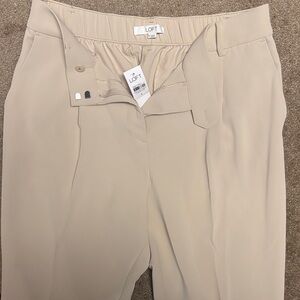 LOFT Women's Beige Trousers